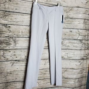 Amanda + Chelsea Straight Leg Low Rise Pants Light Gray Size 4 NWT $110